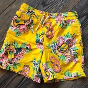 Luau Boys POLO RALPH LAUREN swim trunks Small 8